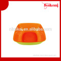 Square shaped plastic unbreakable fruit bowl